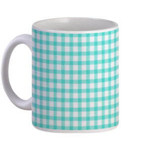 Mug Turqu Gingham Mug