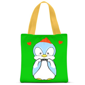 Tas Tote Fullprint Sweet penguin