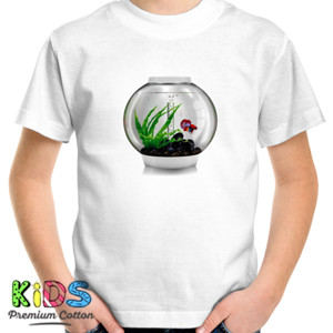 Kaos KAOS IKAN CUPANG - BETTA AQUARIUM RED GALAXY