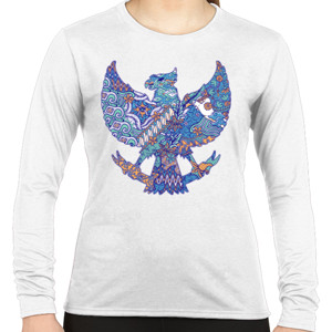 Kaos Garuda Indonesia biru