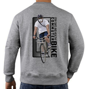 Jaket Sweater Stay Safe Commuter Bike
