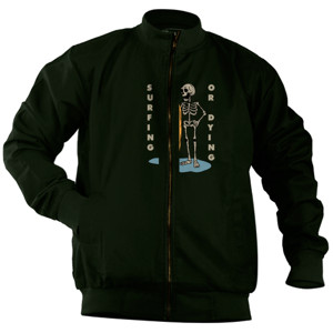 Jaket Bomber Surfing or dying