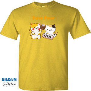 Kaos Kaos Tema Doodle Kawaii Kucing Lucu