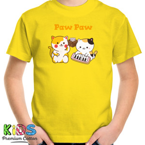 Kaos Kaos Tema Doodle Kawaii Kucing Lucu