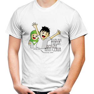 Kaos Design Ku Jalani Puasa Dengan Ceria