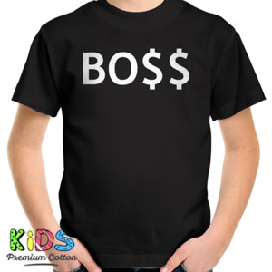 Kaos Kaos BO$$ Hitam 1