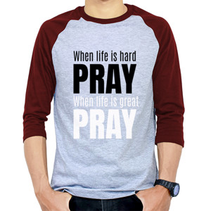 Kaos Raglan PRAY
