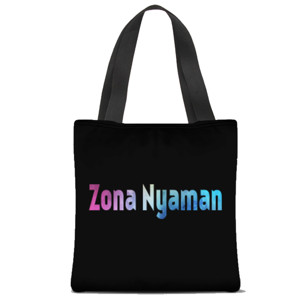 Tas Tote Fullprint Zona Nyaman