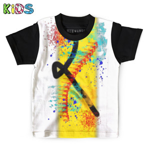 Kaos Anak Full-Print Kaos anak fullprint abstrak