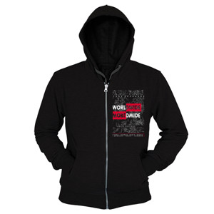 Hoodie Zipper Future Recharge black