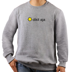Jaket Sweater Kaos Pria Sun Dikit Aja by Co_mbro