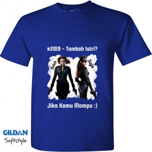 Kaos Baju Resolusi 2019 Tambah Istri (Berpoligami)