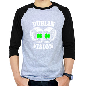 Kaos Raglan Dublin Vision
