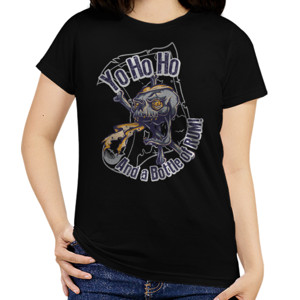 Kaos Yo hoho And Bottle Of Rum