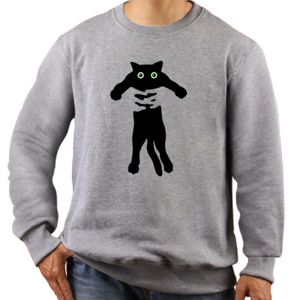 Jaket Sweater Kaos Cat Hug (CLCAT02) 
