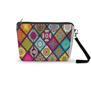 Pouch Trapesium Dompet Trapesium - Batik Modern