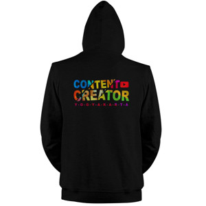 Jaket Hoodie Content Creator Yogyakarta