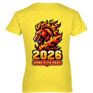 Kaos Kaos Imlek 2026 Naga Api – Gong Xi Fa Chai Unisex