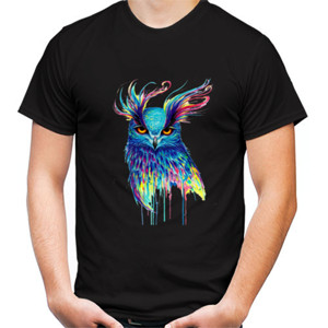 Kaos owl abstract