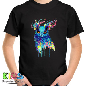 Kaos owl abstract