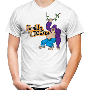 Kaos Gorilla in Jeans Tee 04