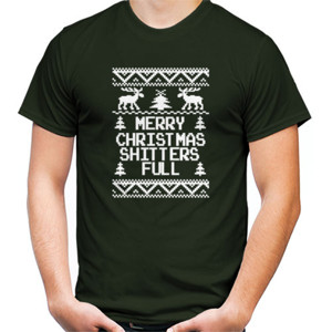 Kaos Merry Christmas Shitters Full Ugly Christmas
