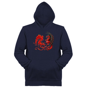 Jaket Hoodie Phoenix vs Dragon