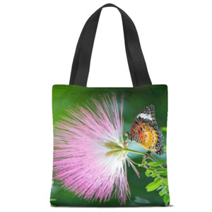 Tas Tote Fullprint Butterfly