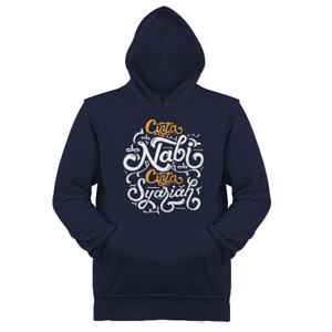Jaket Hoodie Hodie Cinta Nabi Cinta Sariah