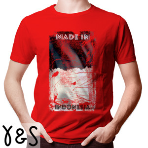 Kaos made in indonesia