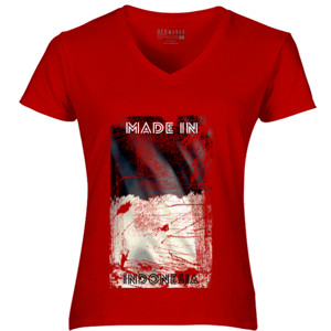 Kaos made in indonesia