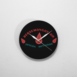 Jam Dinding Jangan Menyerah