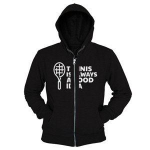 Hoodie Zipper Tennis is always a good idea