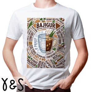 Kaos Kaos Bajigur Minuman Tradisional Indonesia