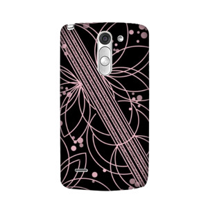 softcase black pink flower Casing HP