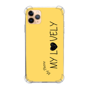 Casing HP Softcase iphone Elegan Tipografi MY LOVELY Yellow
