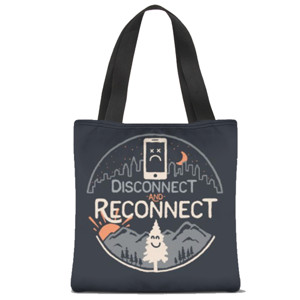 Tas Tote Fullprint Reconnect