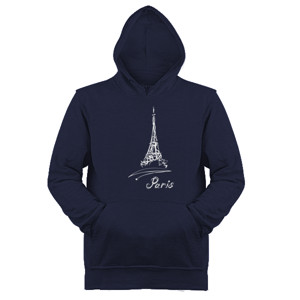Jaket Hoodie Paris Sketch 2