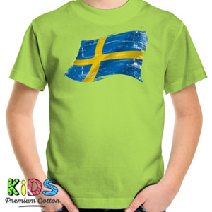Kaos Sweden Grunge Flags