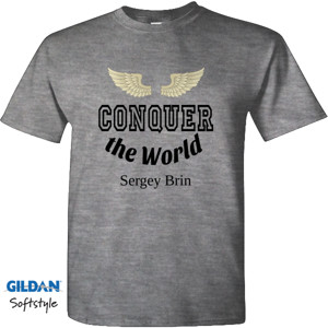 Kaos Conquer the World Dunia Bisnis Motivasi