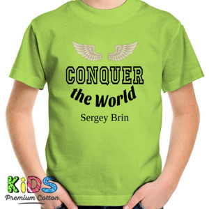 Kaos Conquer the World Dunia Bisnis Motivasi