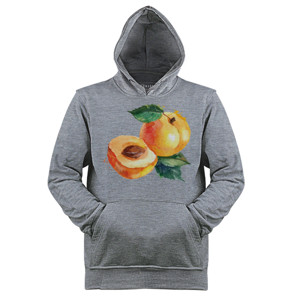 Jaket Hoodie Buah Aprikot (Apricot)