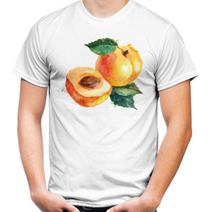 Kaos Buah Aprikot (Apricot)