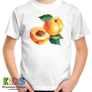 Kaos Buah Aprikot (Apricot)