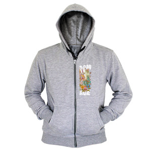 Hoodie Zipper bloom with grace