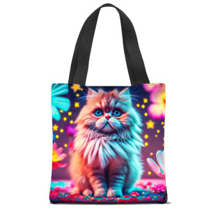 Tas Tote Fullprint Tas Tote Fullprint - Kucing Persia 02