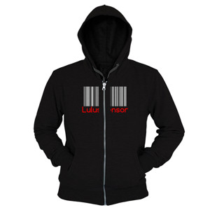 Hoodie Zipper Kaos lulus sensor