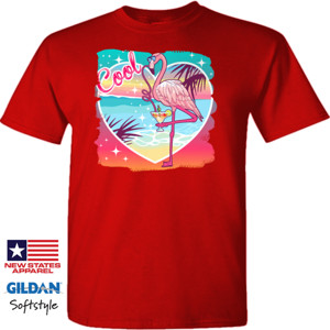 Kaos Kaos Wanita Elegan Burung Bangau Super Cool