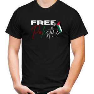 Kaos kaos lengan pendek palestina free palestine 