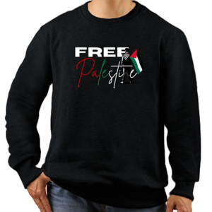 Jaket Sweater kaos lengan pendek palestina free palestine 